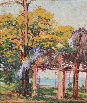 Arbor in Spring, Possibly Provincetown - Anne Wells Munger
