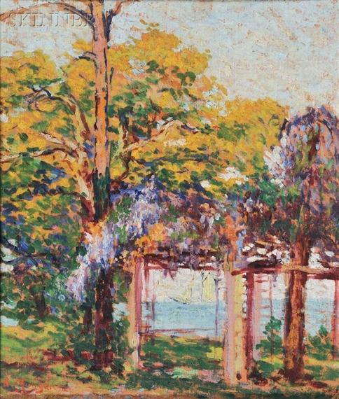 Arbor in Spring, Possibly Provincetown by Anne Wells Munger