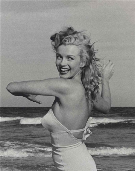 Andre de Dienes | Marilyn Monroe, Tobey Beach (1949) | MutualArt