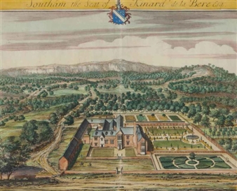 [British Country House Views]: Ten Plates - Johannes Kip