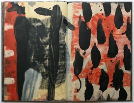 Ward Schumaker's hand-painted book real page-turner