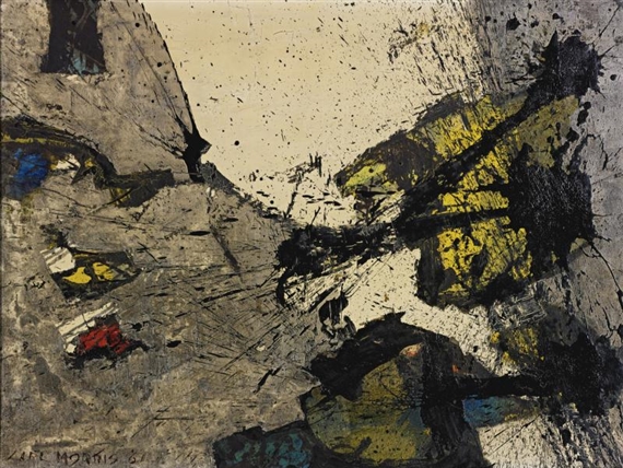 FLOWING WHITE by Carl Morris, 1961