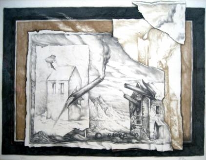 Landscape by Samuel Bak