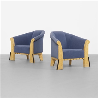 Lounge chairs, pair - Michael Graves