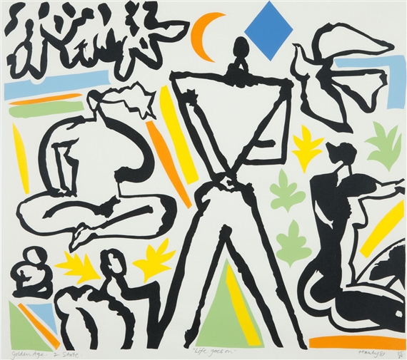 Pat Hanly | Life Goes On (1980) | MutualArt