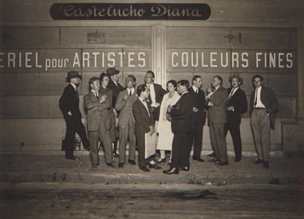 Evsa Model in front of lEsthétique, Paris by André Kertész on artnet