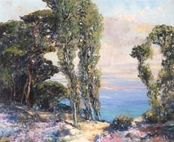 A coastal view by Francesco Pablo de Besperato