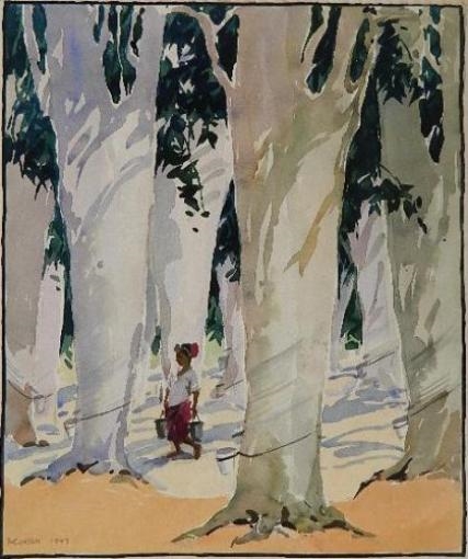 Malayan Rubber- Second to None by Yong Mun Sen, 1947