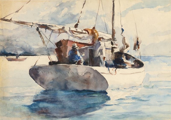 wyeth sailboat art