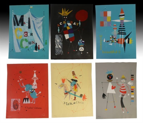Wolfgang Roth | 6 Works: Circus Themes | MutualArt