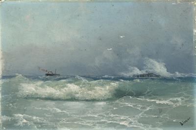 On Stormy Seas by Ivan Aivazovsky, 1889