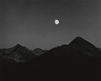 Adams Ansel | Moonrise from Glacier Point (1940) | MutualArt