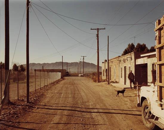 Photographie Originale Stephen Shore 'Beverly Blvd And Brea Ave LA 1975' - Rare, Avec Cadre Et Verre Zeroglass