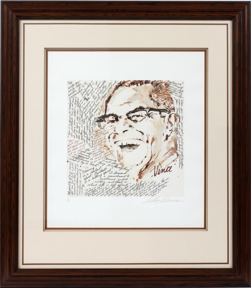 LeRoy Neiman VINCE LOMBARDI MutualArt