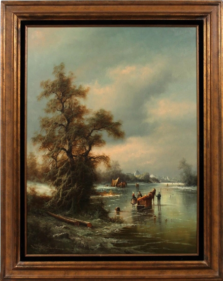 WINTER LANDSCAPE by Ludwig Muninger