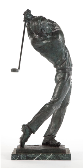 The Golfer by Clemente Spampinato, 1974