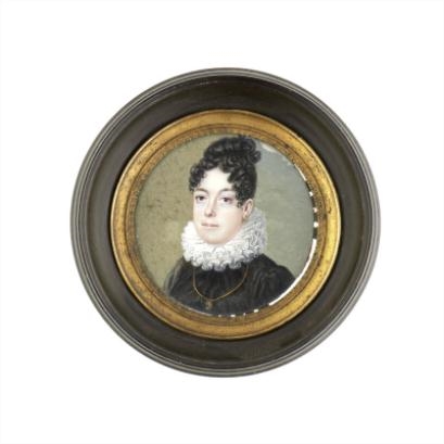 Artwork by Charles Simon, Busto feminino, Made of miniature