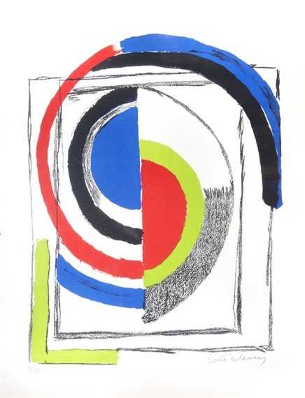 Untitled by Sonia Delaunay, circa 1970
