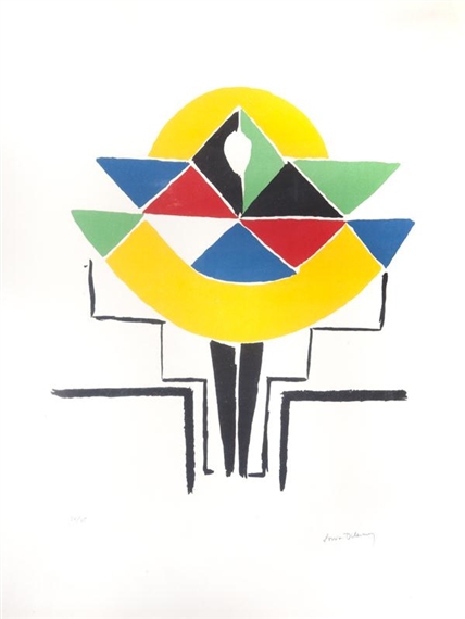 Untitled by Sonia Delaunay, circa 1970