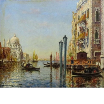 Venice Canal - Charles-Louis-Auguste‏ Cousin