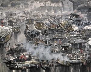 The guyun river by Xu Xi, 2004