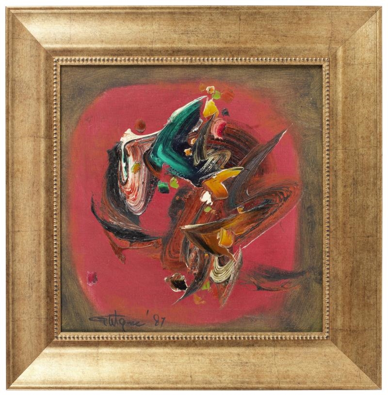 Artwork by Ismail Gulgée, Untitled, Made of Oil on canvas