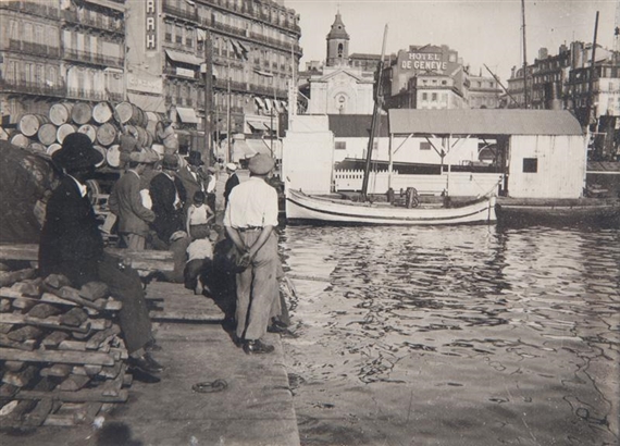 Vieux Port, Marseille by Germaine Krull, circa 1930