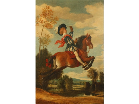 Louis XIII's Riding Lesson by Jacob Jordaens