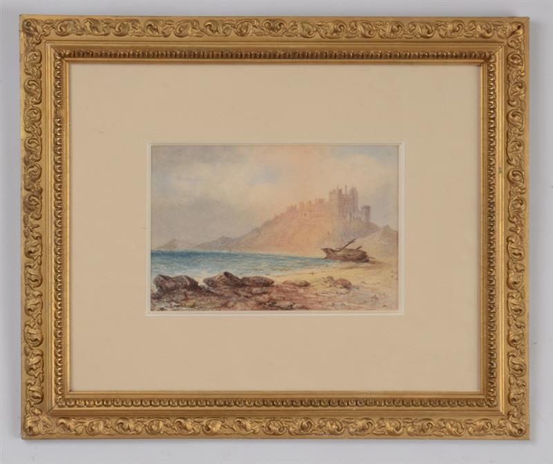 George C. Bell | Castle on Cliff | MutualArt