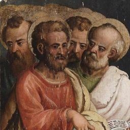 Die heiligen Ermacora und Fortunato; Die vier Evangelisten by Francesco Filippini