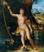 Der Heilige Johannes der Täufer by Raffaello Sanzio