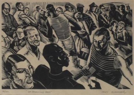 Le sporting bar by Iain MacNab