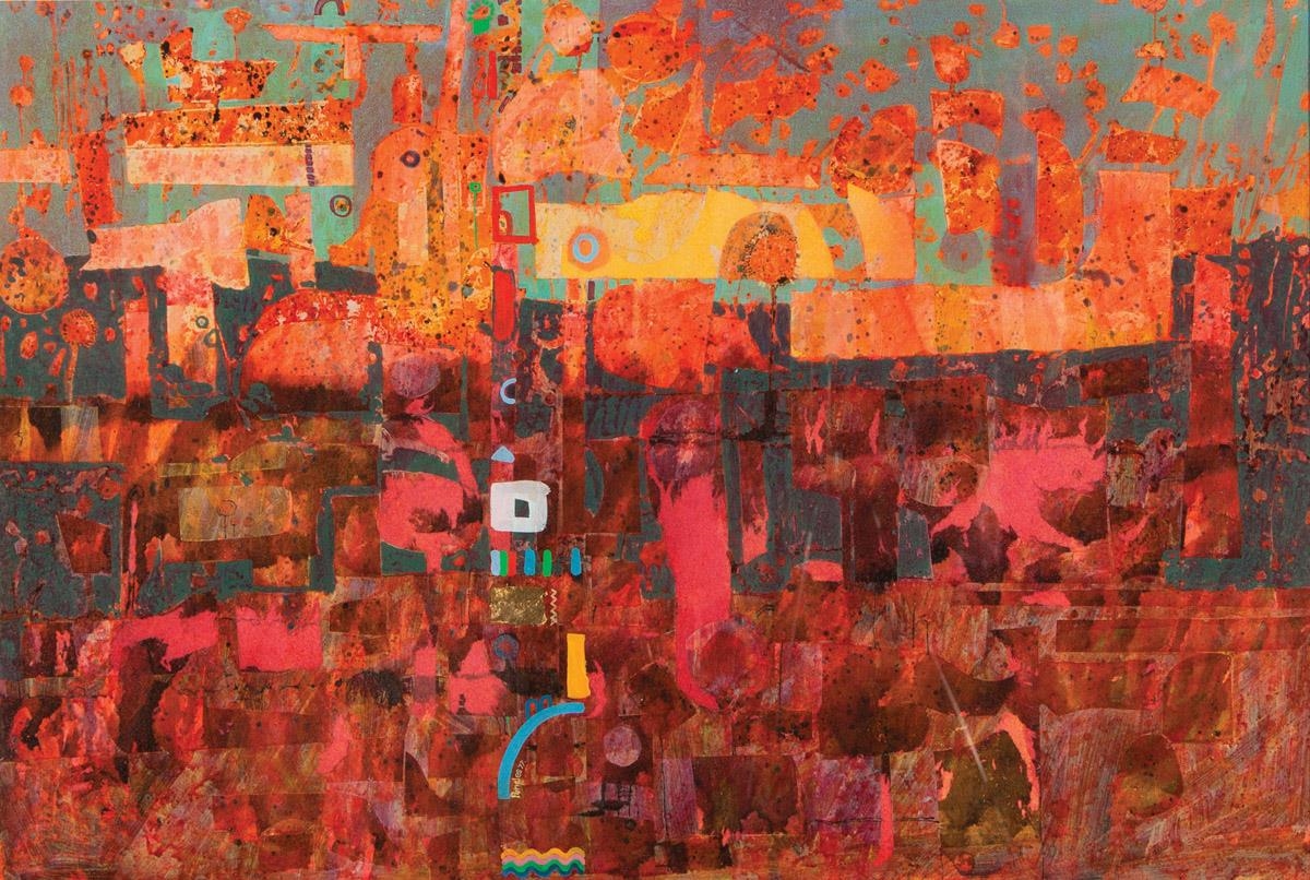 Leon Pericles ABSTRACT LANDSCAPE (1977) MutualArt