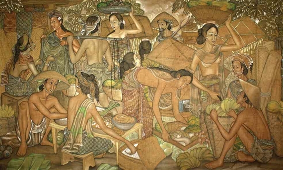 Pasar by I Wayan Lantur