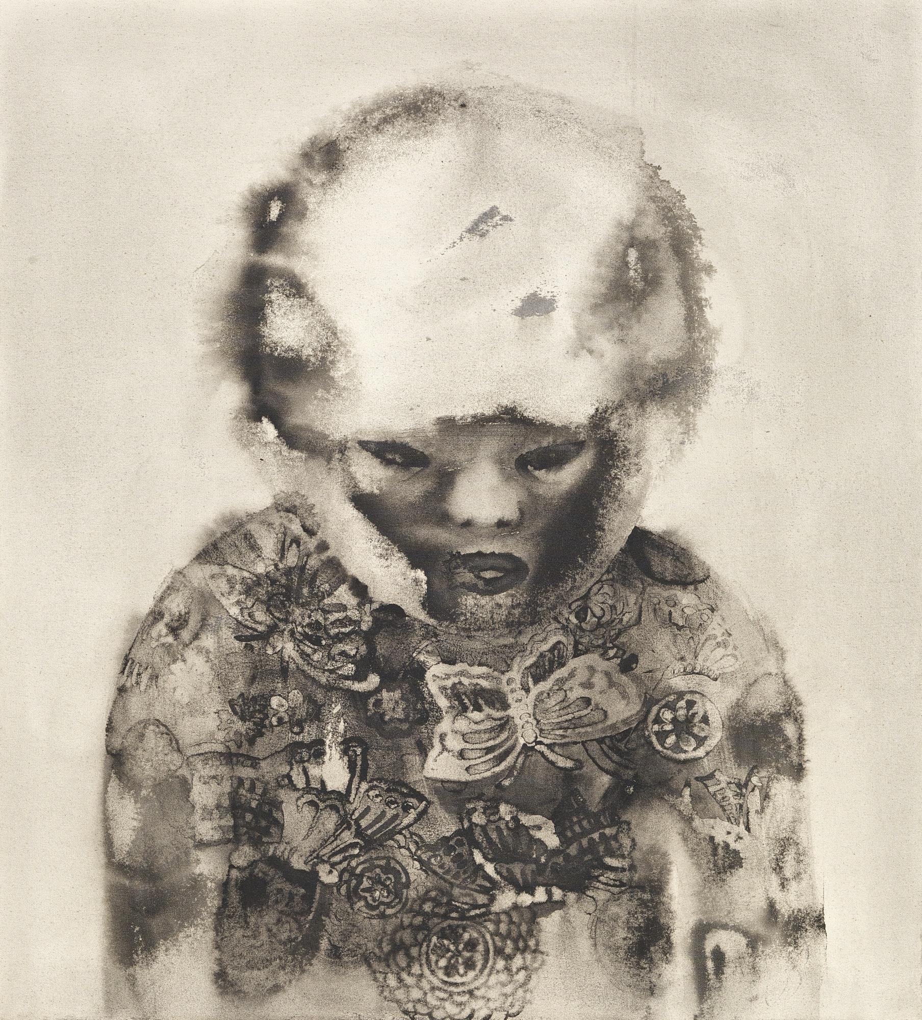 Artwork by Yoo Hyun-jung, FACE 14, Made of oil on canvas