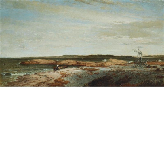 Cohasset Salt Works by Winckworth Allan Gay, 1859