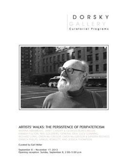 Artists' Walks: The Persistence of Peripateticism - Dorsky Gallery Curatorial Programs