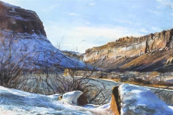 January Moab Afternoon by Bruce A. Gomez, 1988