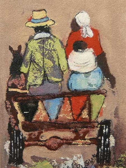 Donkey Cart by Peter Sibeko