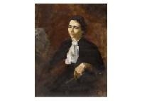 Artwork by Leonid Mihailovich Stil, Woman Figure, Made of oil on canvas