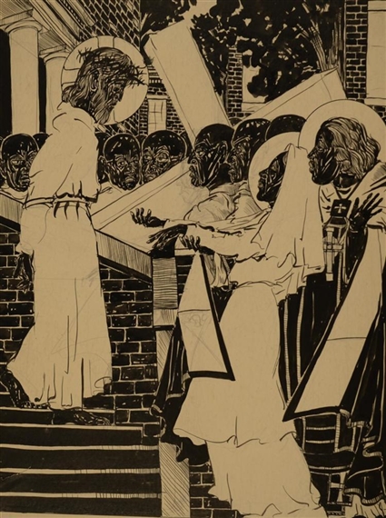 Allan Rohan Crite | Crucifixion | MutualArt