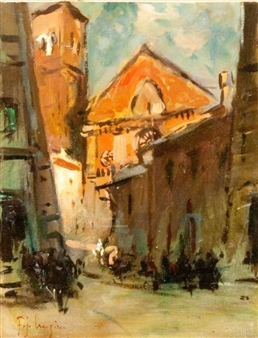 Veduta del Duomo di Padova - Ferdinand-Jean Luigini