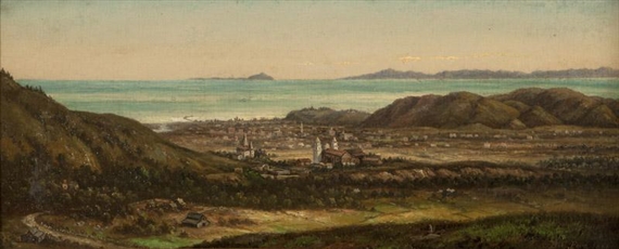 Santa Barbara Mission by Henry Chapman Ford, 1881