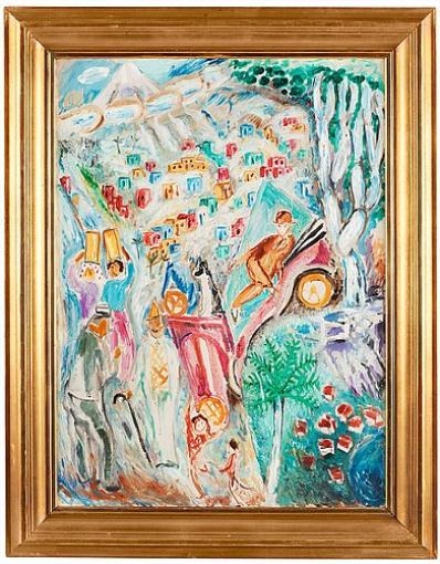 Turisten på Teneriffa (The tourist at Teneriffa) by Nils Dardel, 1914