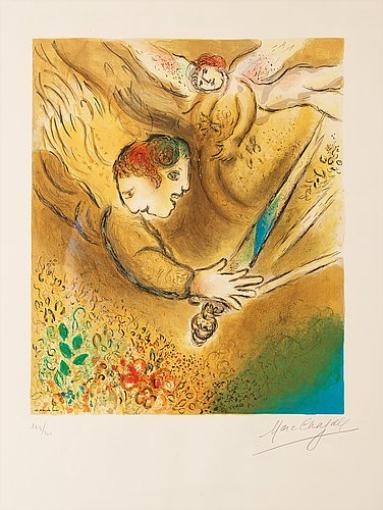 L'Ange du jugement by Marc Chagall, 1974