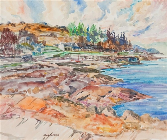 LOCH SIDE by John Houston