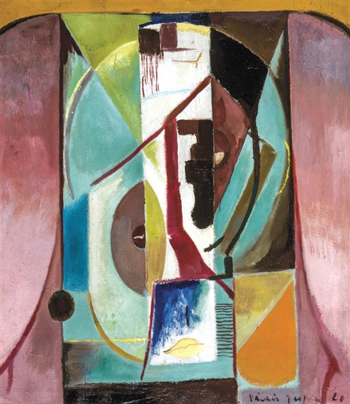 Het drama (Abstracte Compositie) - The drama (Abstract composition)