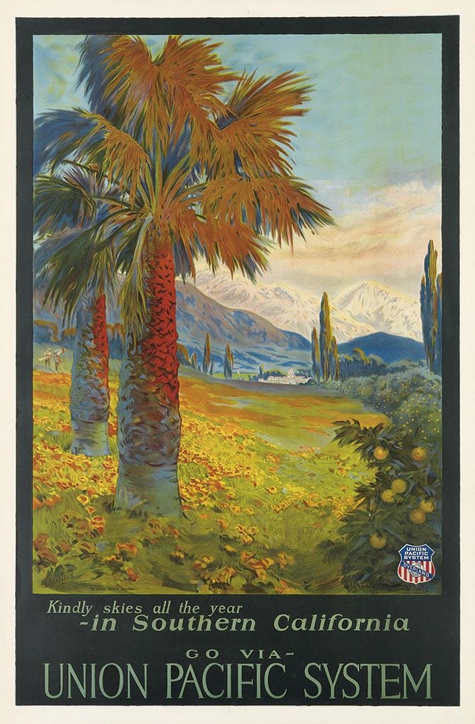 Artwork by M. Gundlach, SOUTHERN CALIFORNIA / GO VIA - UNION PACIFIC SYSTEM, Made of poster