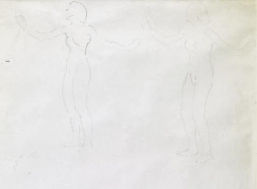 Studie zu Floraison by Ferdinand Hodler