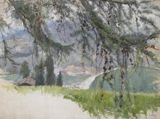 Le Mélèce by Ernest Biéler